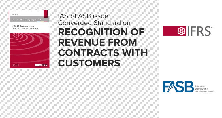 IASB FASB converged standard on revenue recogntion from customer contracts