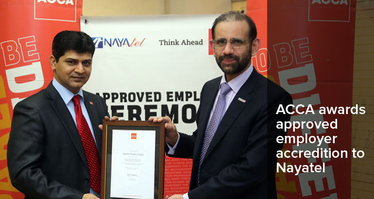 Acca Pakistan Nayatel Employer Accredition